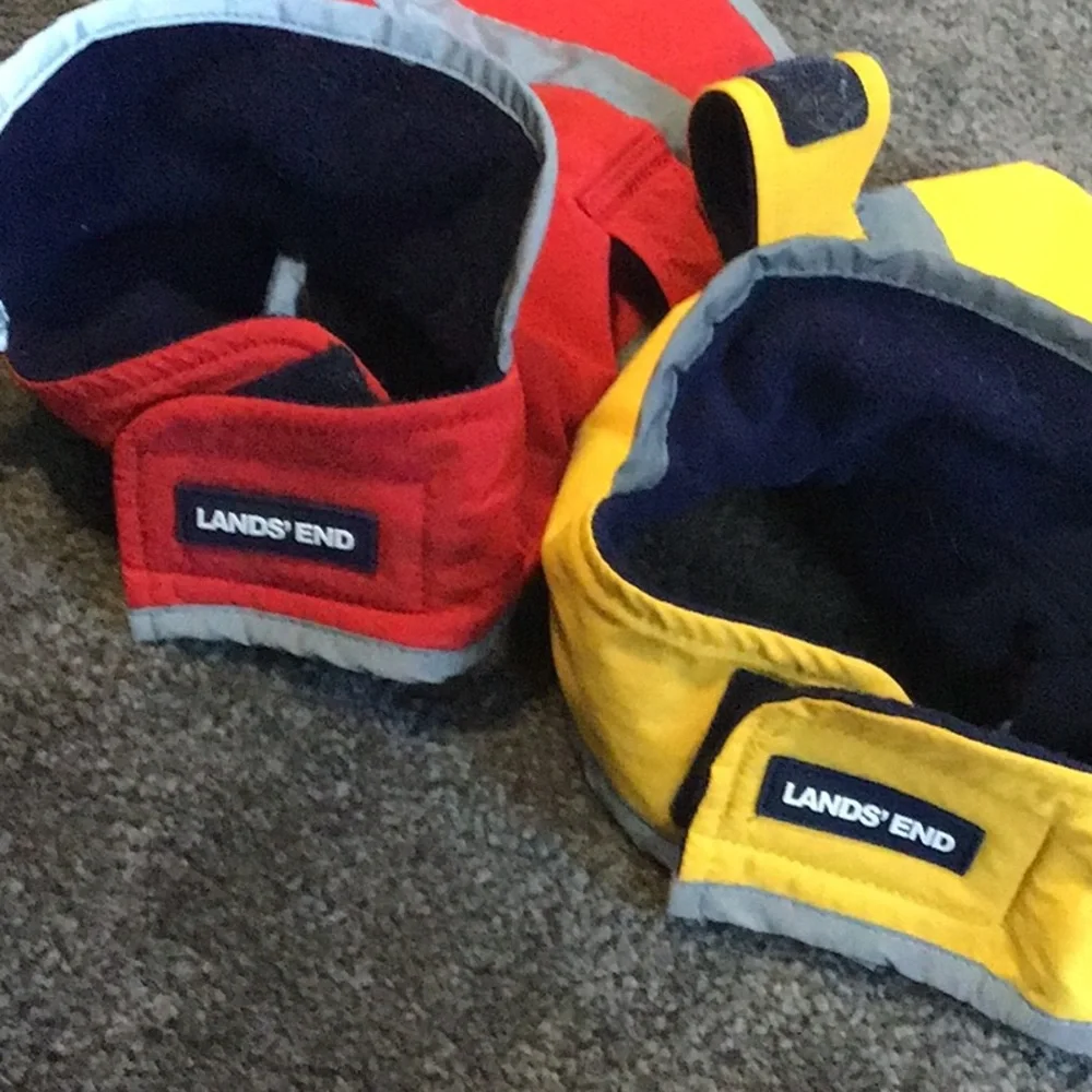 Lands End pet rain and snow jacket bundle